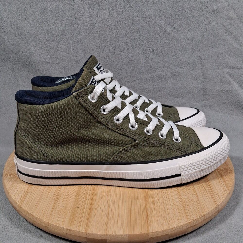 Converse Men's CTAS Size 9.5 Malden Street Green Mid Top Shoes Sneakers
